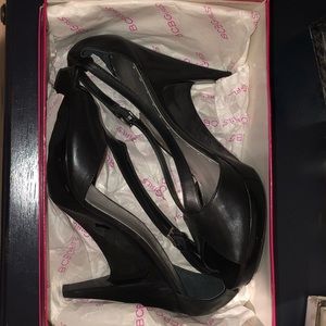 BCBGirls “BG-Jasper” Open Toe Heels